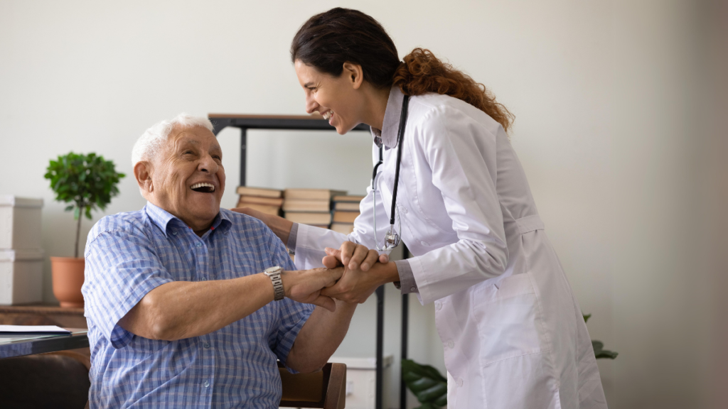 Doctor consulting a patient about men’s health screening at ROC Clinic Aberdeen